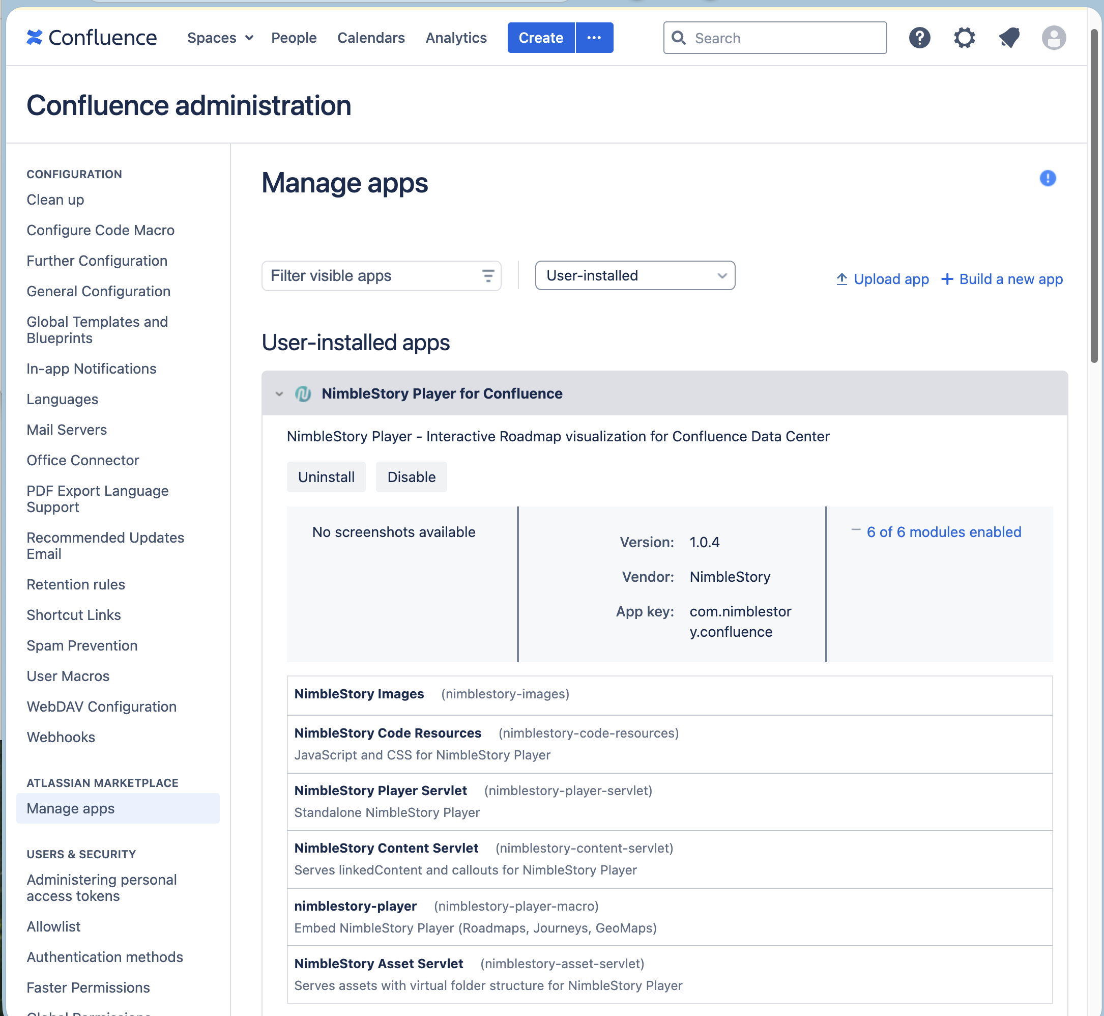 Confluence install step 6