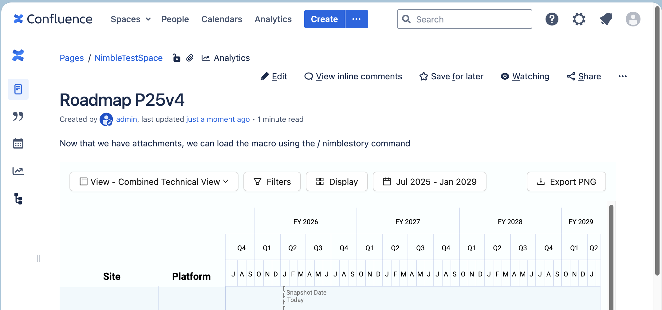 Confluence Page Step 13
