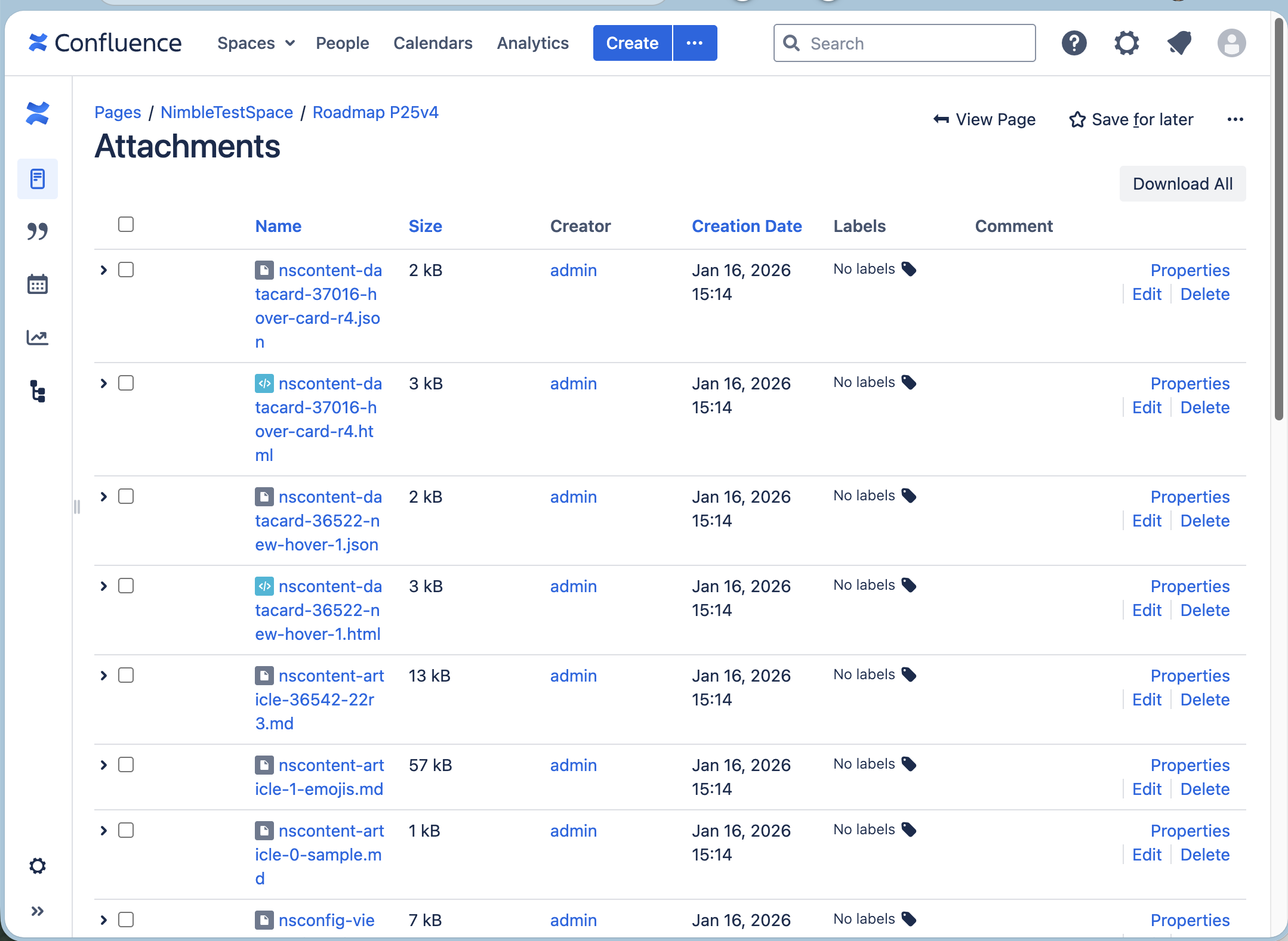 Confluence Page Step 7